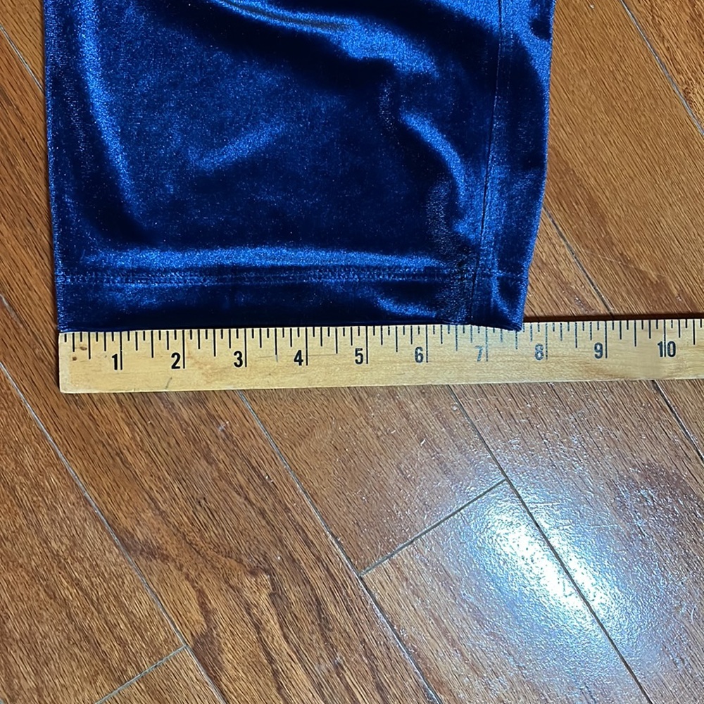 Velour Petite PM sport knit elastic waist high rise - Picture 8 of 8